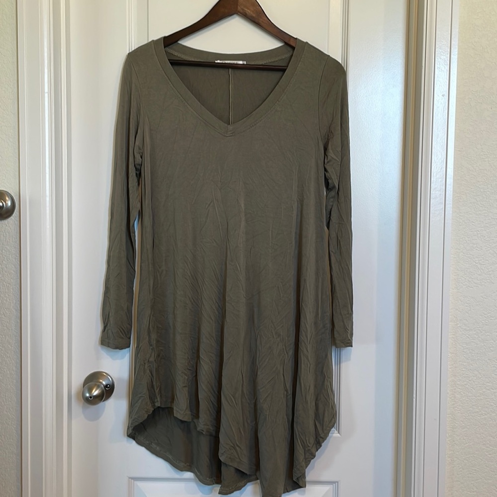 Sherosa Asymmetrical Dress/Tunic Top